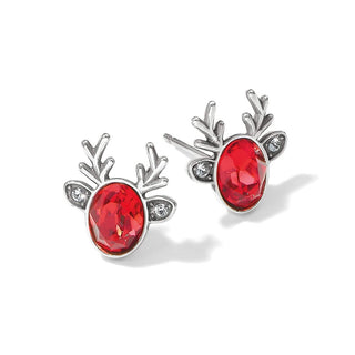 Brighton Women's Earrings Reindeer Glitz Mini Post Earrings