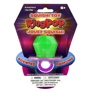 Green scented ring pop squishy toy