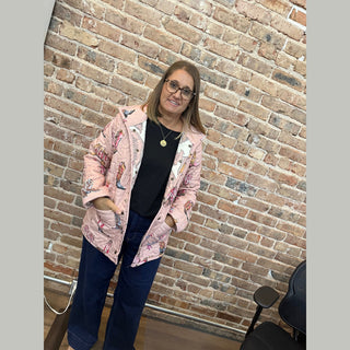 Ida Mae Home Women's Jackets Rose Boots Quilted Jacket