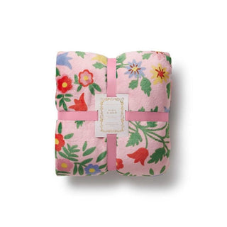 Rifle Paper Co. Blankets Rosette Fleece Blanket