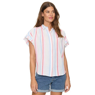 Roseville Ruffle Sleeve Dolman Shirt