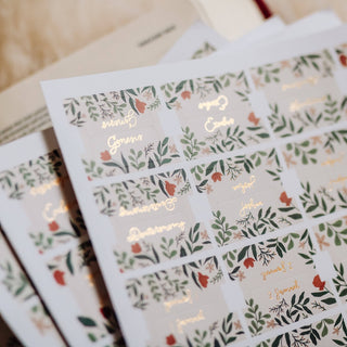The Daily Grace Co Stationary Rust Floral Bible Tabs
