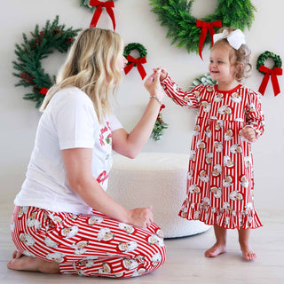 Caden Lane Unisex Pajamas Santa Claus Lane Adult PJ Pants