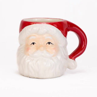 Royal Standard ceramic Santa Claus face mug in red and white with sculpted beard and hat