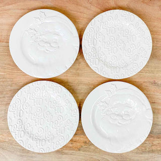 The Royal Standard Christmas Decor Santa Plates