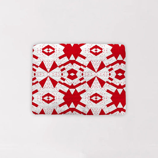 Anabelle Patchwork Red King Quilt