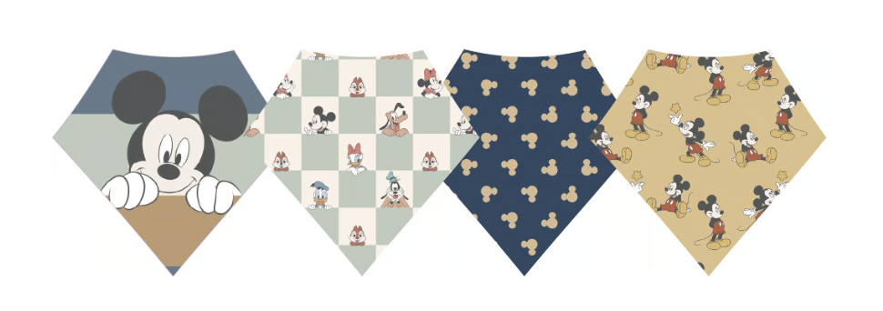 Copper Pearl Bandana Bibs