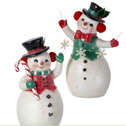 9" Retro Snowman