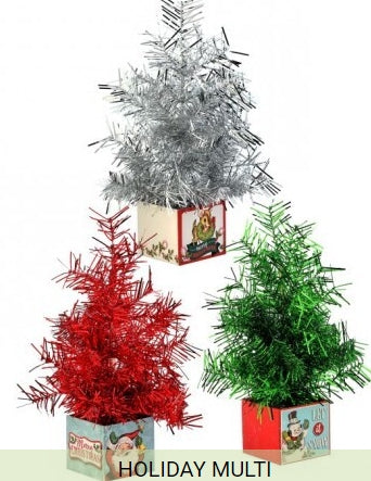 Tinsel Tree in Gift Box