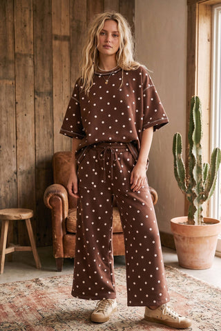 Scuba Polka Dot Short Sleeve Set