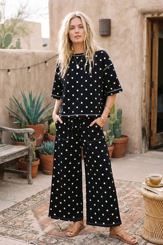 Scuba Polka Dot Short Sleeve Set