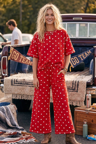Scuba Polka Dot Short Sleeve Set