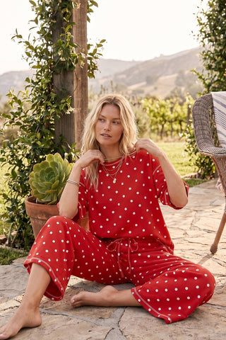 Scuba Polka Dot Short Sleeve Set