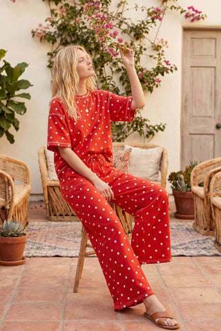 Scuba Polka Dot Short Sleeve Set