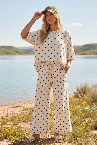 Scuba Polka Dot Short Sleeve Set