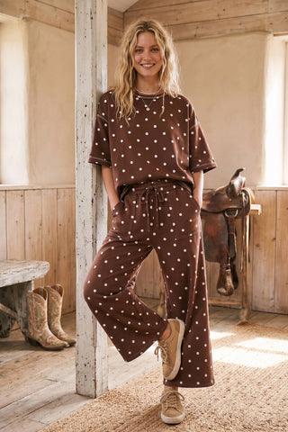 Scuba Polka Dot Short Sleeve Set