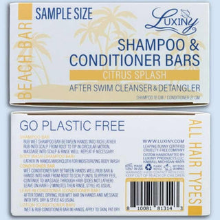 Luxiny Women's bath & body Shampoo & Conditioner Bar Set-Citrus Splash
