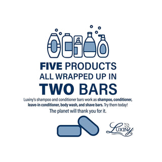 Luxiny Women's bath & body Shampoo & Conditioner Bar Set-Citrus Splash