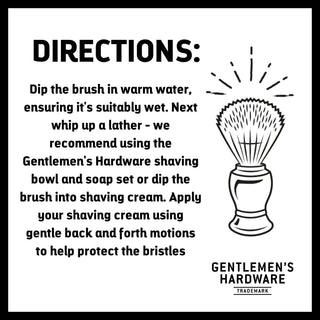 Shave Brush Chrome Handle