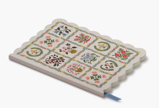 Notebook with floral patterns