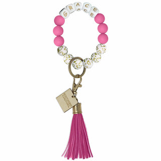 Southern Couture Keychains Grace Silicone Bracelet Key Chain