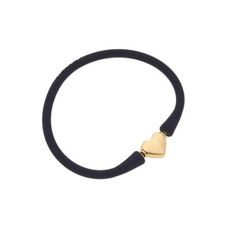 Canvas Women's Bracelets Silicone Heart Bracelet