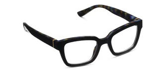 Peepers Siren Reading Glasses in Black/Cobalt Tortoise