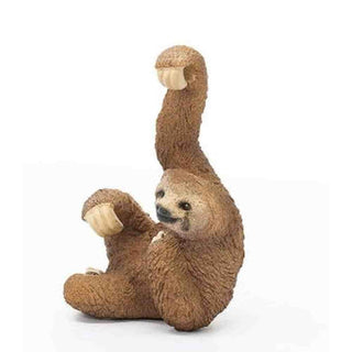 Sloth toy with one arm raised