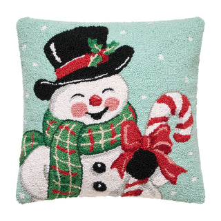Smiling Snowman Hook Pillow