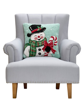 Smiling Snowman Hook Pillow