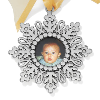 Snowflake Photo Delight Ornament