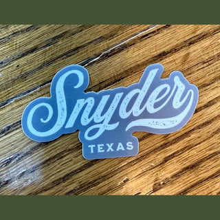 Southern Fried Stationary Snyder Texas Script Sticker