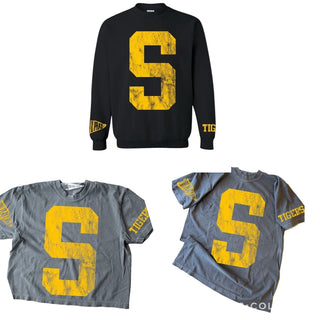 YPIP Women's Tops Snyder Tigers Varsity Spirit Top