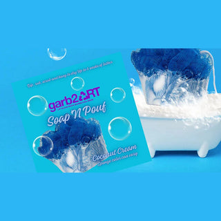 Garb 2 Art Kid's Bath & Body Soap N Pouf