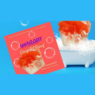Garb 2 Art Kid's Bath & Body Soap N Pouf