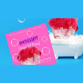 Garb 2 Art Kid's Bath & Body Soap N Pouf