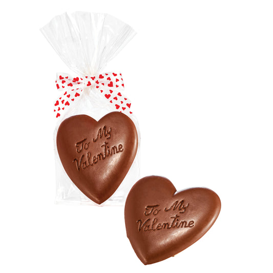milk chocolate heart