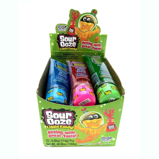 Grandpa Joe's Candy Shop Snacks Sour Ooze Tube Liquid Candy