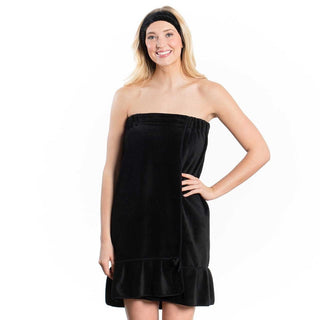 Bella Sleep+Spa Women's Pajamas Spa Wrap with Ruffle