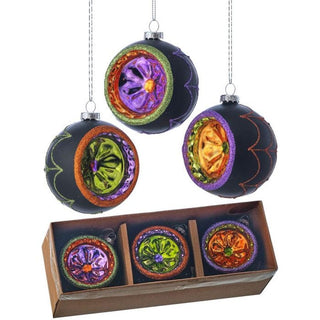 Regency Halloween Spooky Reflector Ornament