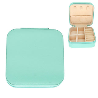 SP Sophia Collection Turquoise Square Jewelry Box