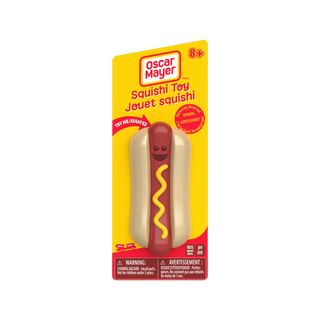Oscar Mayer squishi toy packaging 
