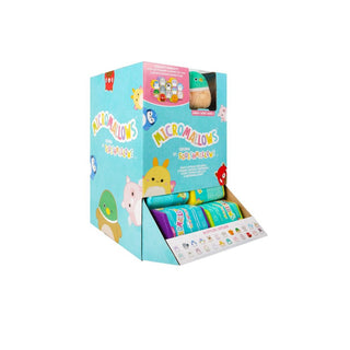 Squishmallows Micromallows display box showing collectible mini plush characters in packaging