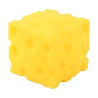 Yellow textured squish cheese