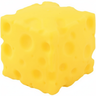 Cheese Cube Texture Close-Up