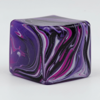 Stress Cube Close-Up Marble Detail
