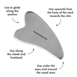 Tweezerman Bath & Body Stainless Steel Gua Sha