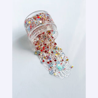 Gussy Up Bow Co Kid's Bath & Body Stars and Stripes Hair Glitter