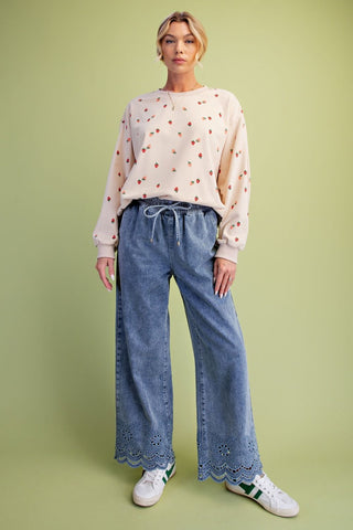 Strawberries Terry Pullover