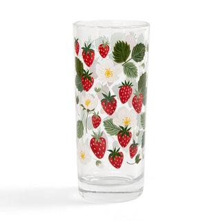 Paper Farm Press Kitchen Tools & Utensils Strawberry Patch Tall Juice Glass